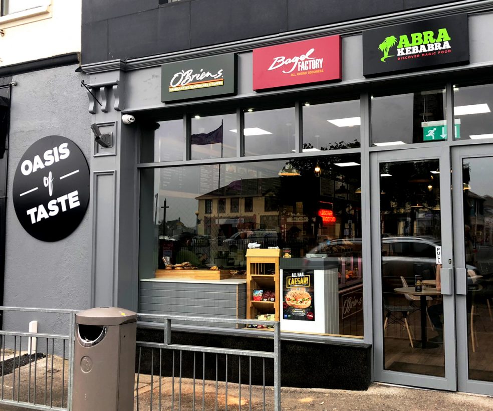 Oasis Of Taste Redmond Square, Wexford with Abrakebabra, Bagel Factory and O'Briens Café